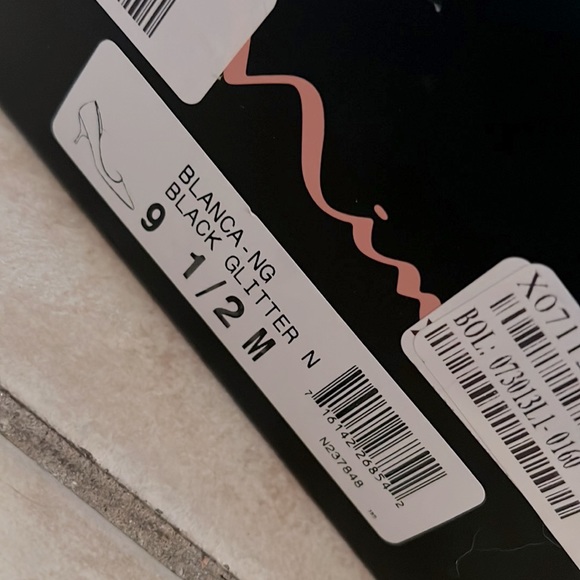 Nina New York Black Glitter Blanca NG D’Orsay Heels size 9.5 - Picture 10 of 10